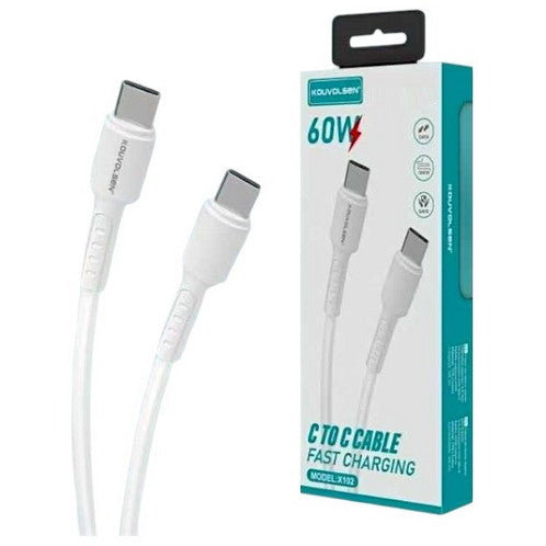 60W USB C to USB C charging cable