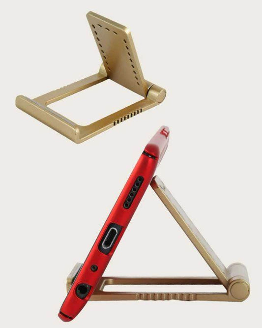 Adjustable folding phone stand