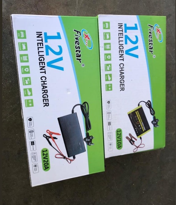12V Intelligent Battery Charger – 10A / 20A